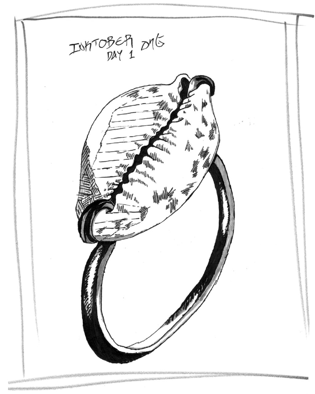 d20 Rings (Inktober Day&nbsp;1)