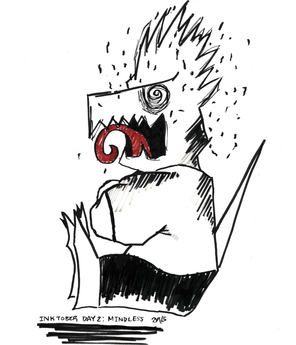 Mindless (Inktober Day&nbsp;2)